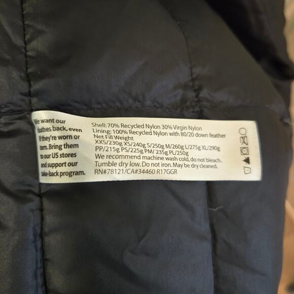 Eileen Fisher Black Puffer Coat - Picture 10 of 11